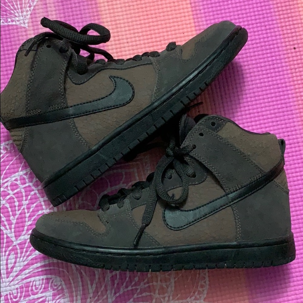 NIKE DUNKS HIGH brown SIZE woman’s 5.5 men’s 4